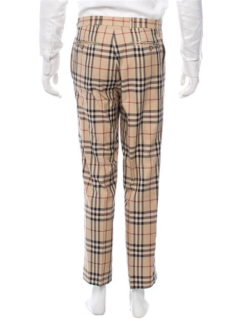 burberry chinos mens|Burberry nova check trousers men's.